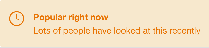InStrength product page: Popular right now, lots of people have looked at this recently
