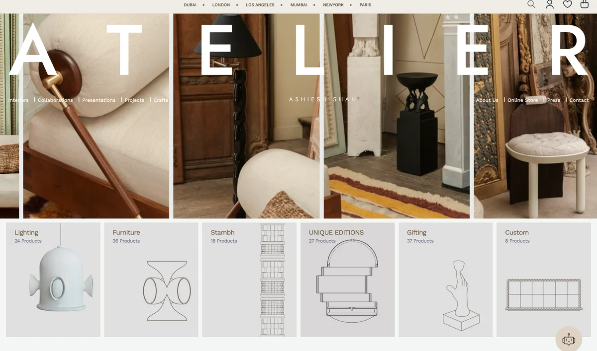 Atelier Ashiesh Shah — the practice shown through the work it has made