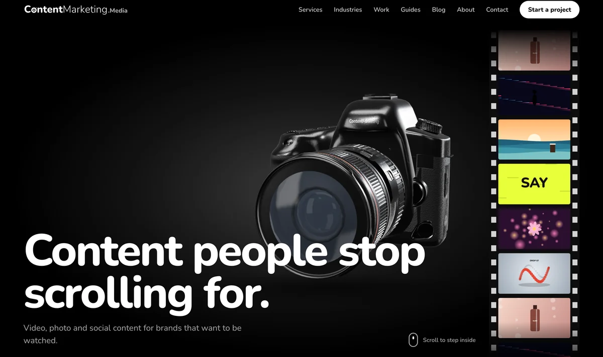 ContentMarketing.Media — the audience named in the subhead, not inferred