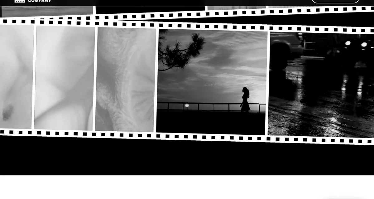 Content Production Company — the reel treated as the argument rather than a portfolio page